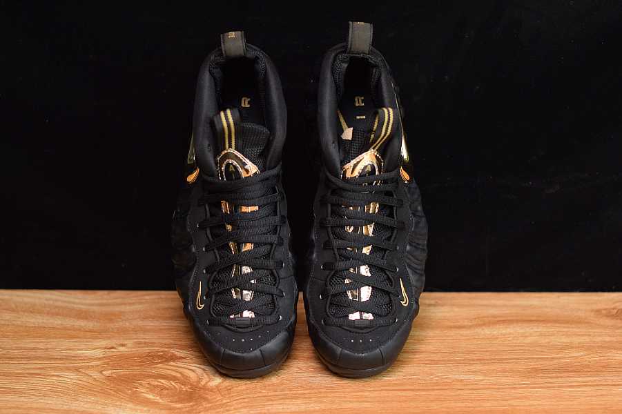 Nike Air Foamposite Pro Black Metallic Gold 624041-009