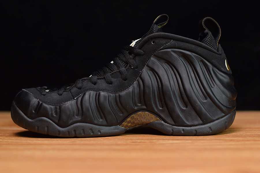 Nike Air Foamposite Pro Black Metallic Gold 624041-009