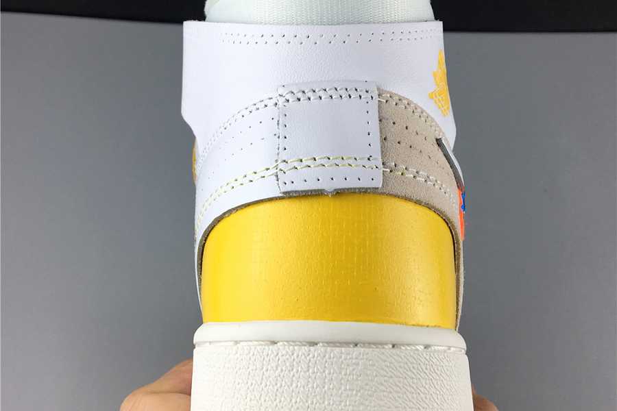 Jordan 1 Retro High OFF-WHITE Canary Yellow AQ0818-149