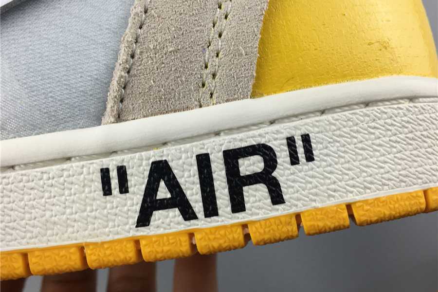 Jordan 1 Retro High OFF-WHITE Canary Yellow AQ0818-149