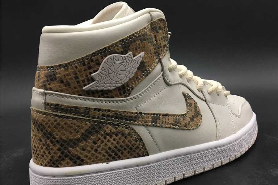 Air Jordan 1 Retro High snake skin AH7389-004
