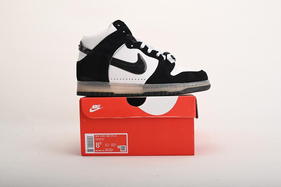 Nike SB Dunk High Slam Jam White Black DA1639-101