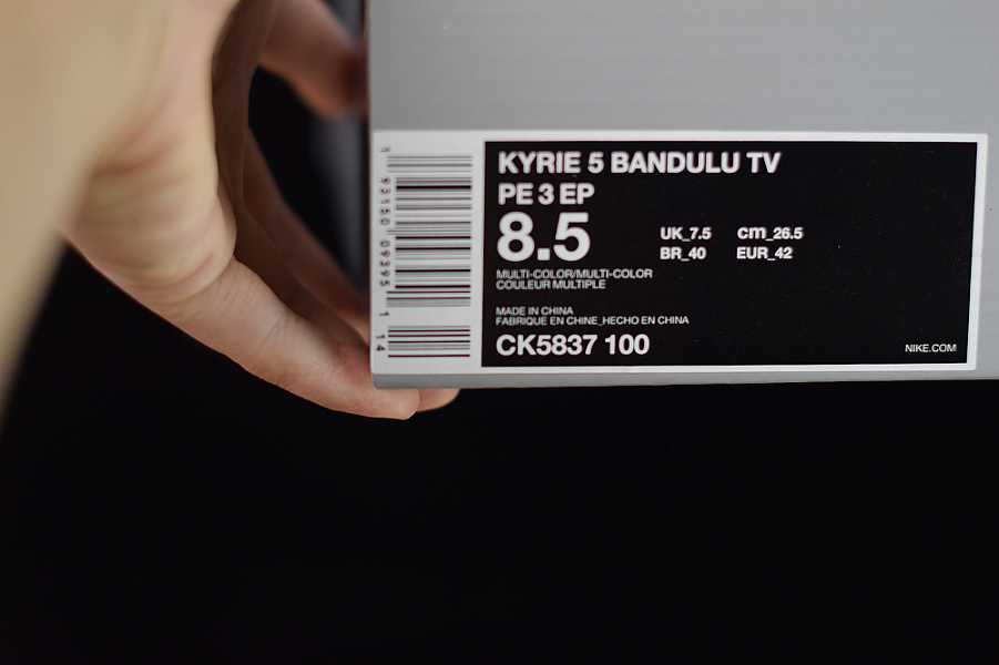 KYRIE 5 X BANDULU CK5837-100