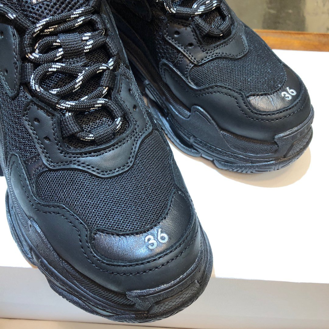 Ba1enc1aga Triple S Triple Black51278 W0901 1000