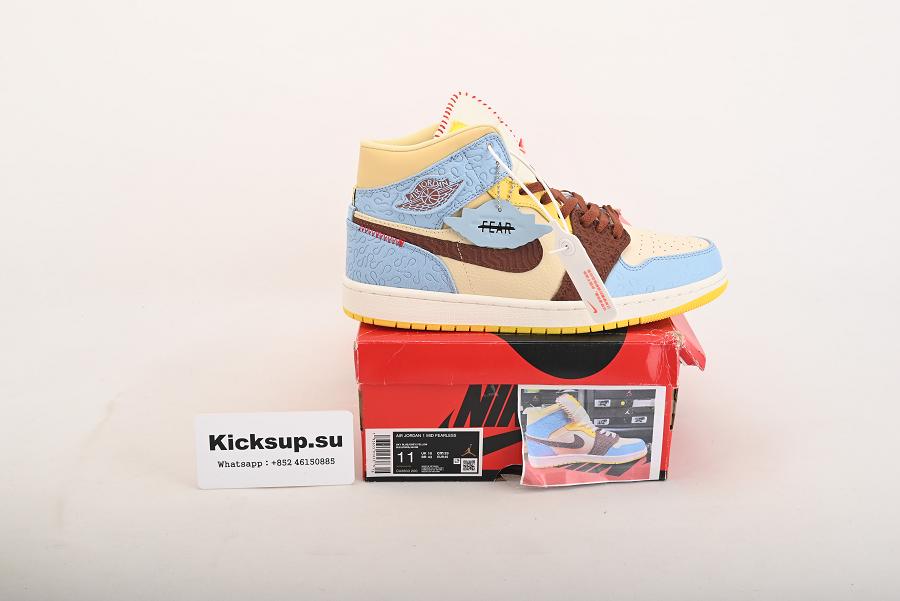 SL Air Jordan 1 High Mid FearlessAJ1 MID CU2803-200