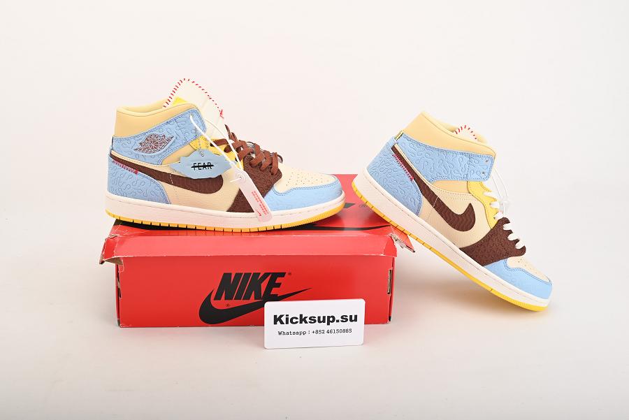 SL Air Jordan 1 High Mid FearlessAJ1 MID CU2803-200