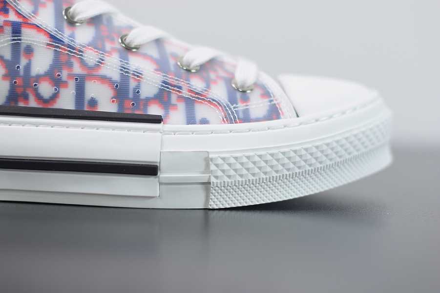 D10r B23 Oblique Sneakers Red Blue 1057217413