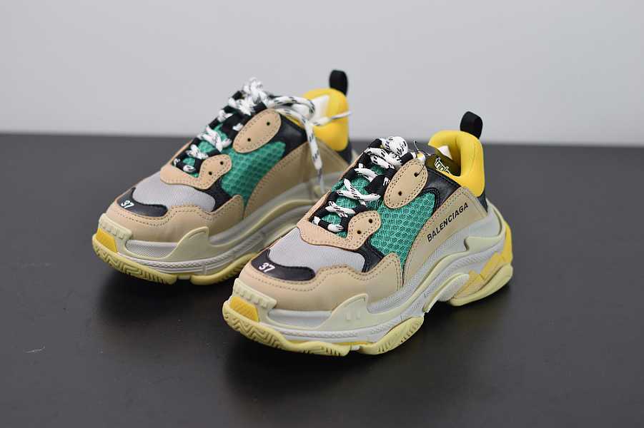 Balenc1a9a Triple S Leather And Nylon Sneakers 490672W09O27070
