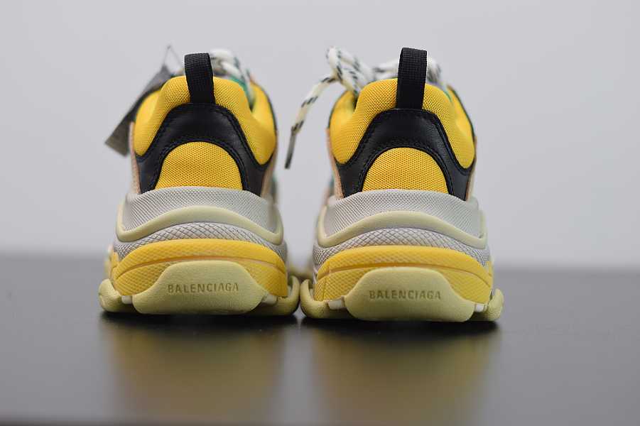 Balenc1a9a Triple S Leather And Nylon Sneakers 490672W09O27070