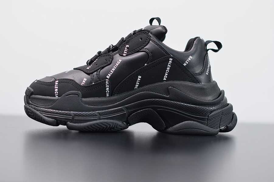Balenc1a9a Triple S Leather And Nylon Sneakers 524039W06E22020