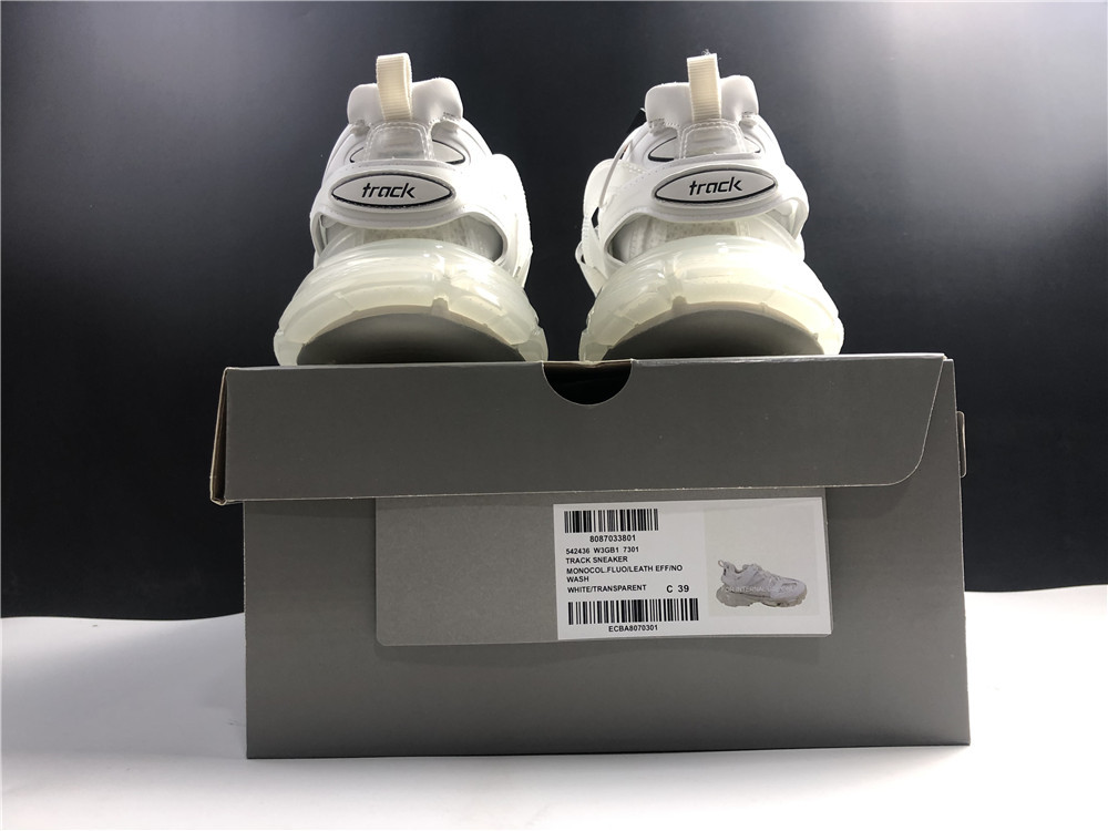 Ba1enc1aga Track Clear Sole White 647742W3BM19000
