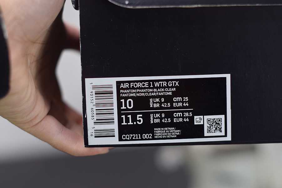 Nike Air Force 1 Gore-tex High Phantom White CQ7211002