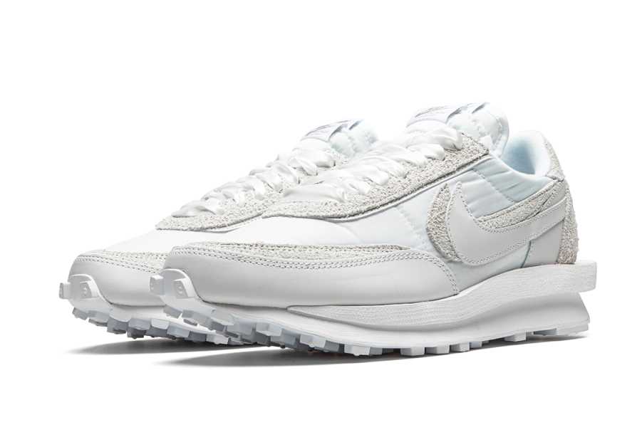 Nike sacai white nylon