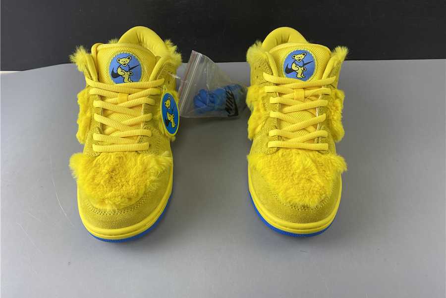 Nike SB Dunk Low Grateful Dead Bears Opti Yellow  CJ5378-700