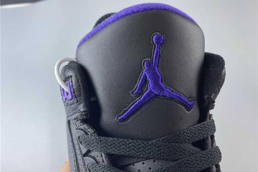 Jordan 3 Retro Black Court Purple
