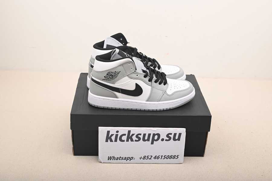 Nike Air Jordan 1 Mid Light Smoke Grey 554724-092