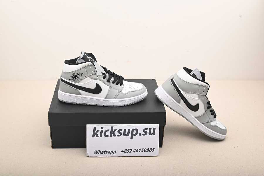 Nike Air Jordan 1 Mid Light Smoke Grey 554724-092