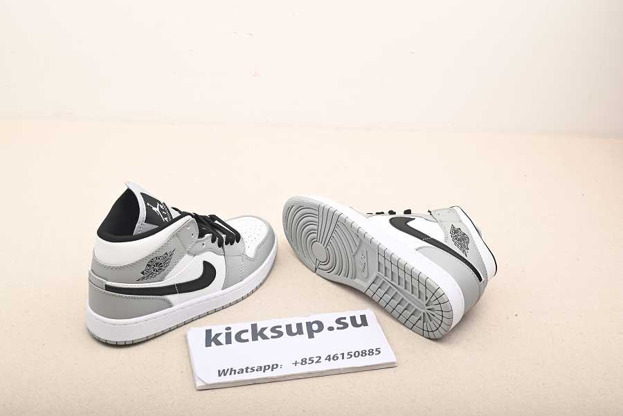 Nike Air Jordan 1 Mid Light Smoke Grey 554724-092