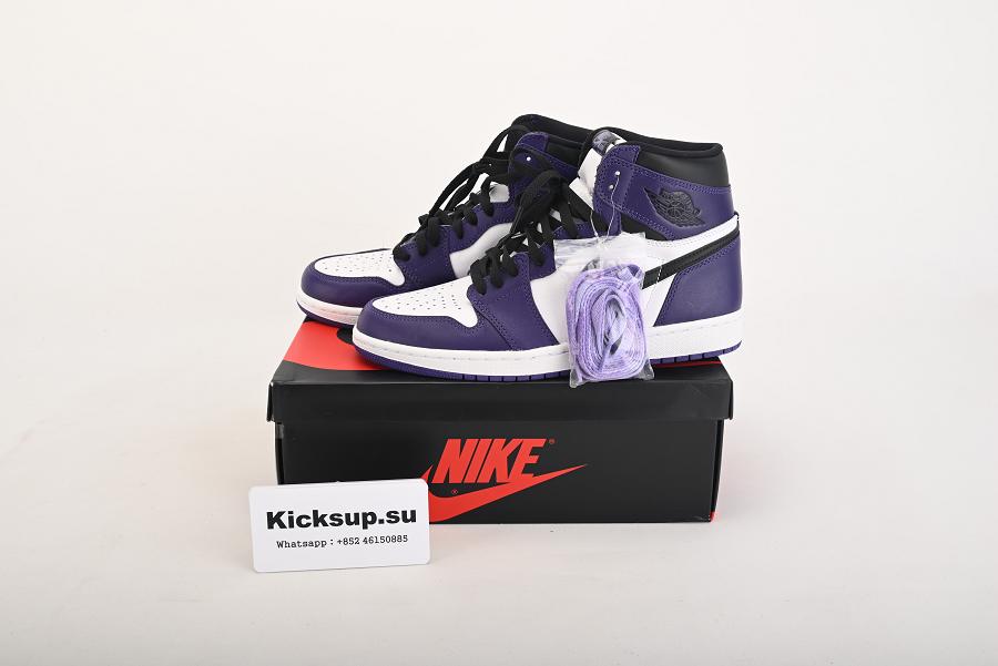 Air Jordan 1 AJ1 Court Purple White 555088-500