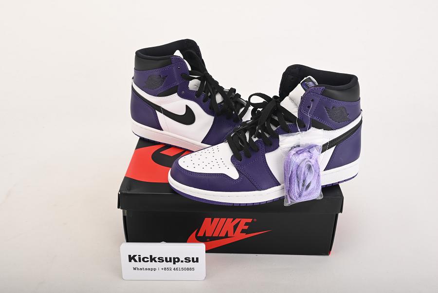 Air Jordan 1 AJ1 Court Purple White 555088-500