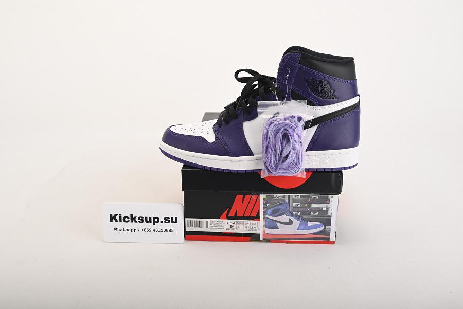 Air Jordan 1 AJ1 Court Purple White 555088-500