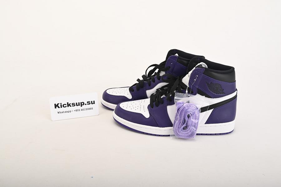 Air Jordan 1 AJ1 Court Purple White 555088-500