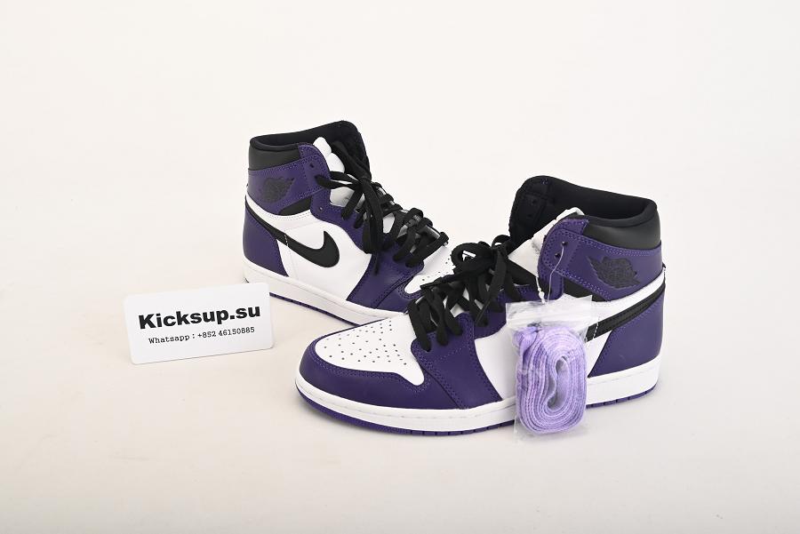Air Jordan 1 AJ1 Court Purple White 555088-500