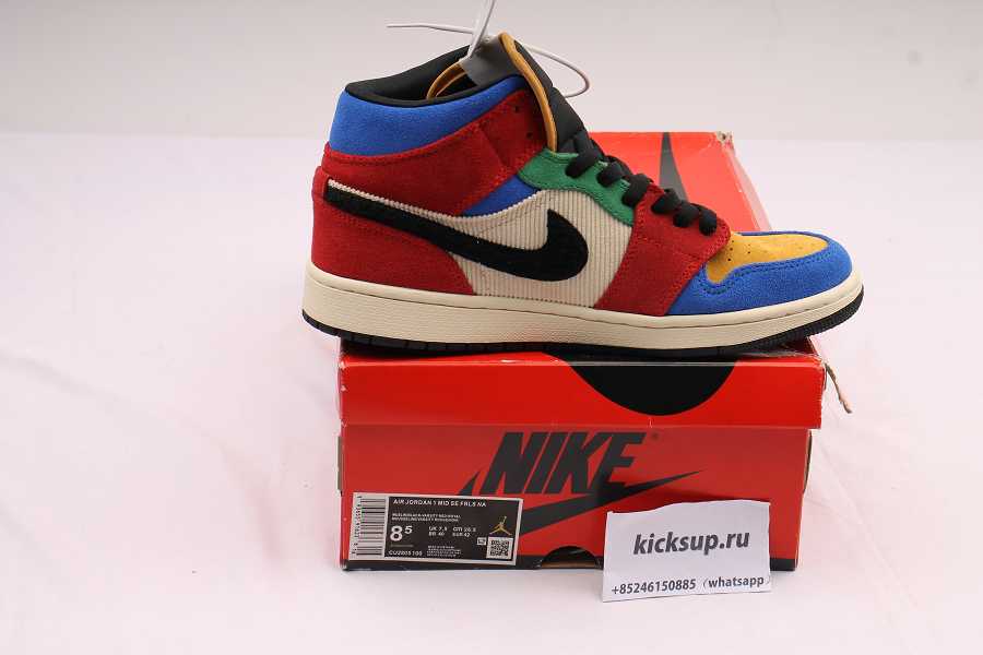 Blue The Great x Air Jordan 1 Mid Fearless  CU2805-100