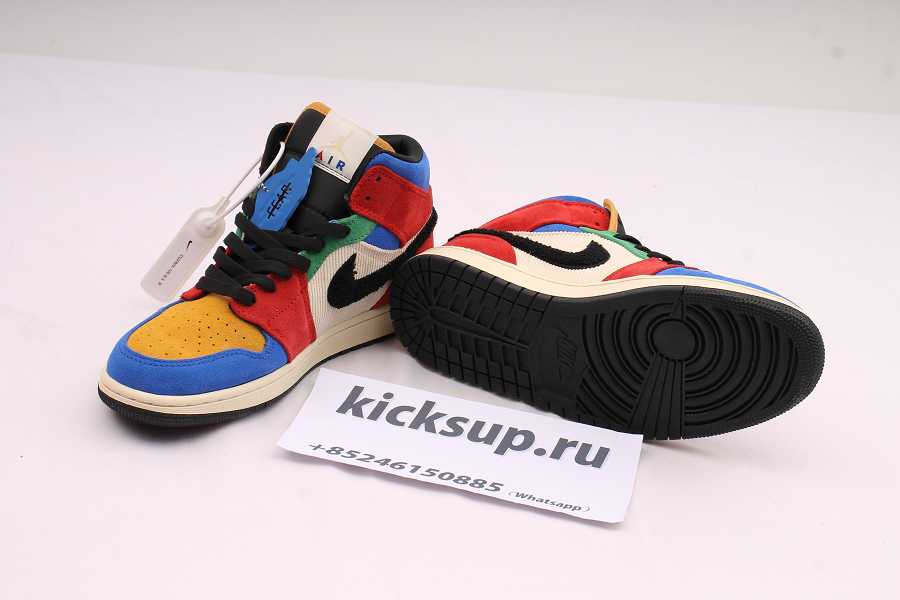 Blue The Great x Air Jordan 1 Mid Fearless  CU2805-100