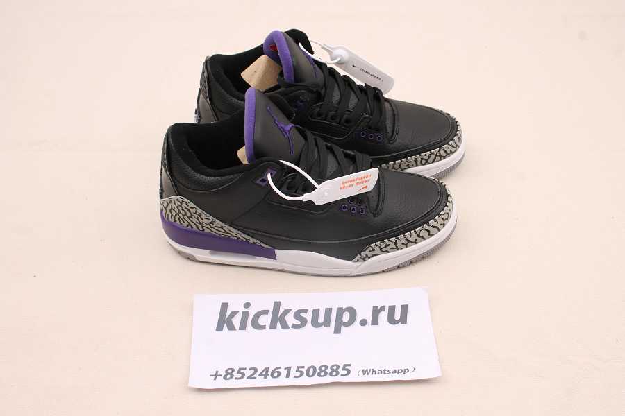 Air Jordan 3 Court Purple CT8532-050 7-13