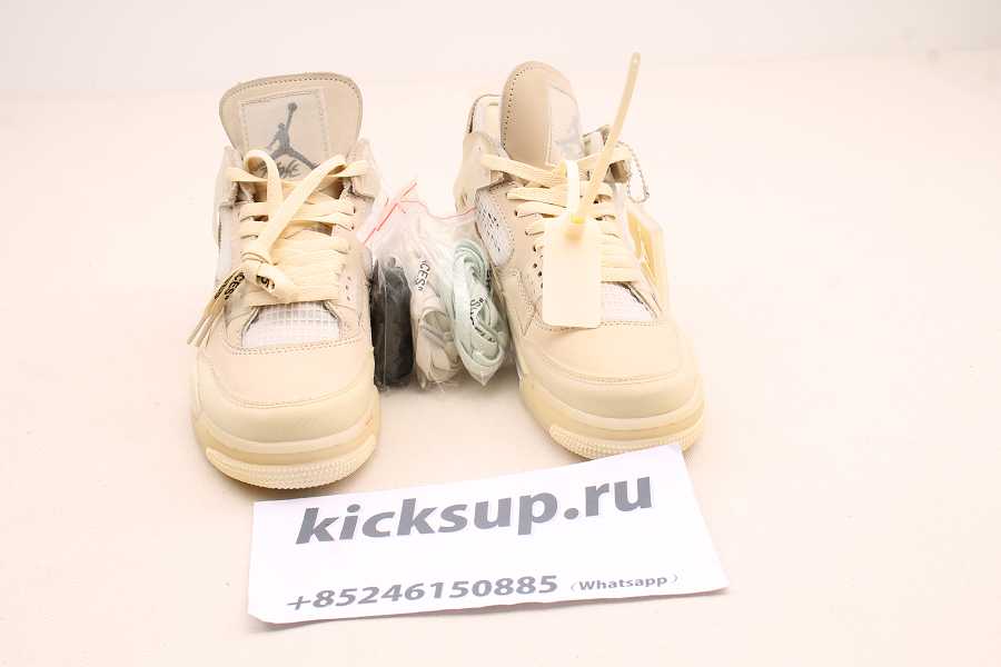 Air Jordan 4 Retro Off-White Sail (W) CV9388-100