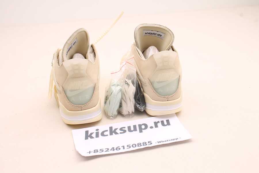 Air Jordan 4 Retro Off-White Sail (W) CV9388-100