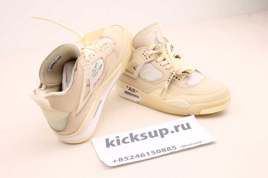 Air Jordan 4 Retro Off-White Sail (W) CV9388-100
