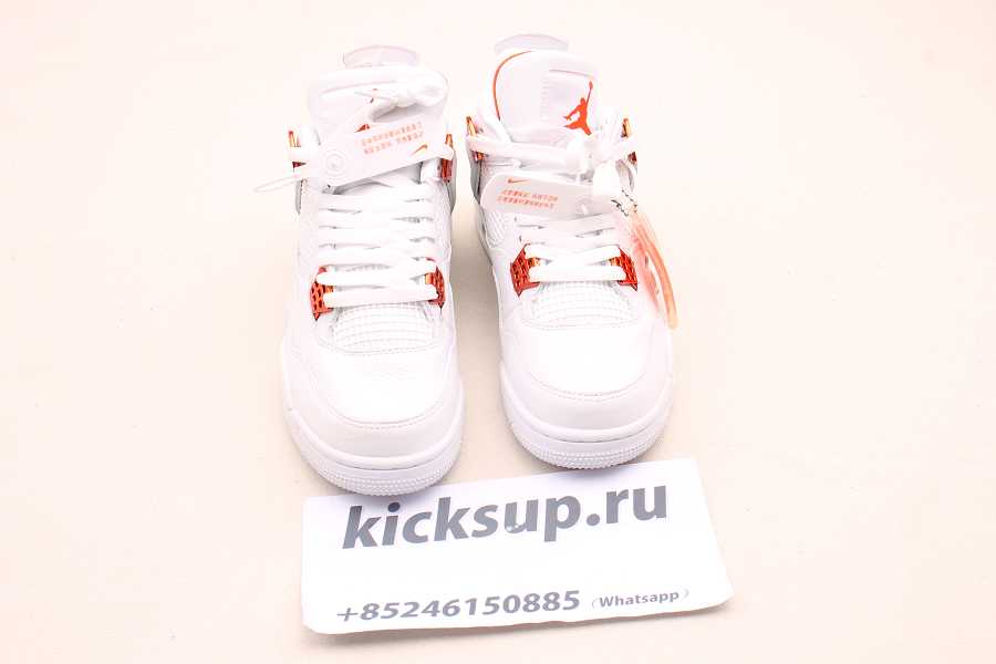 Air Jordan 4 Retro Metallic Orange CT8527-118