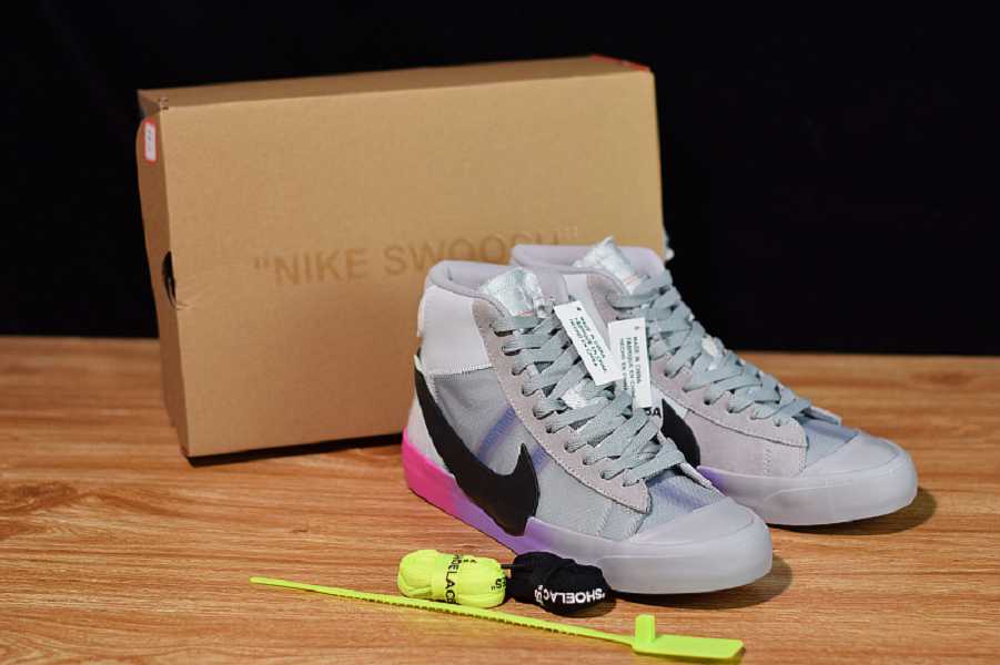 Nike Serena Williams x OFF-WHITE x Blazer Studio Mid Queen Mens Sneakers AA3832002