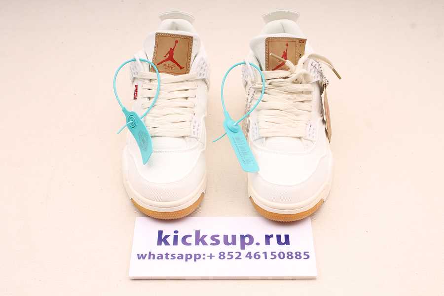 L*v*s x air jordan 4 white aq9103-100