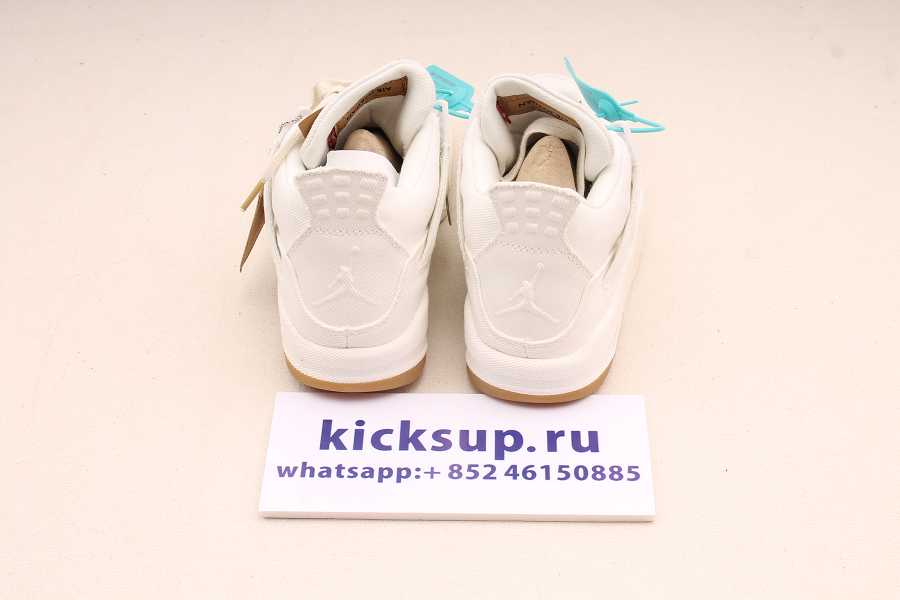 L*v*s x air jordan 4 white aq9103-100