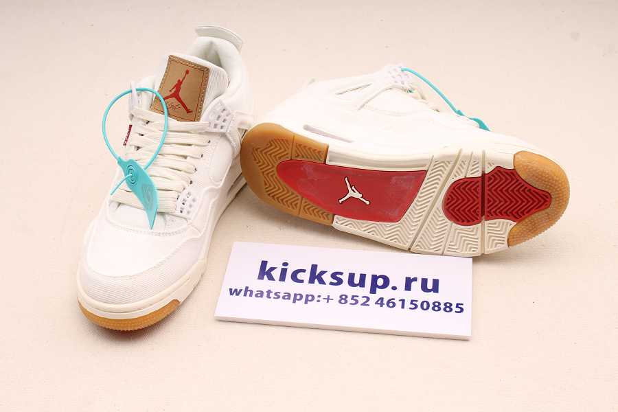 L*v*s x air jordan 4 white aq9103-100