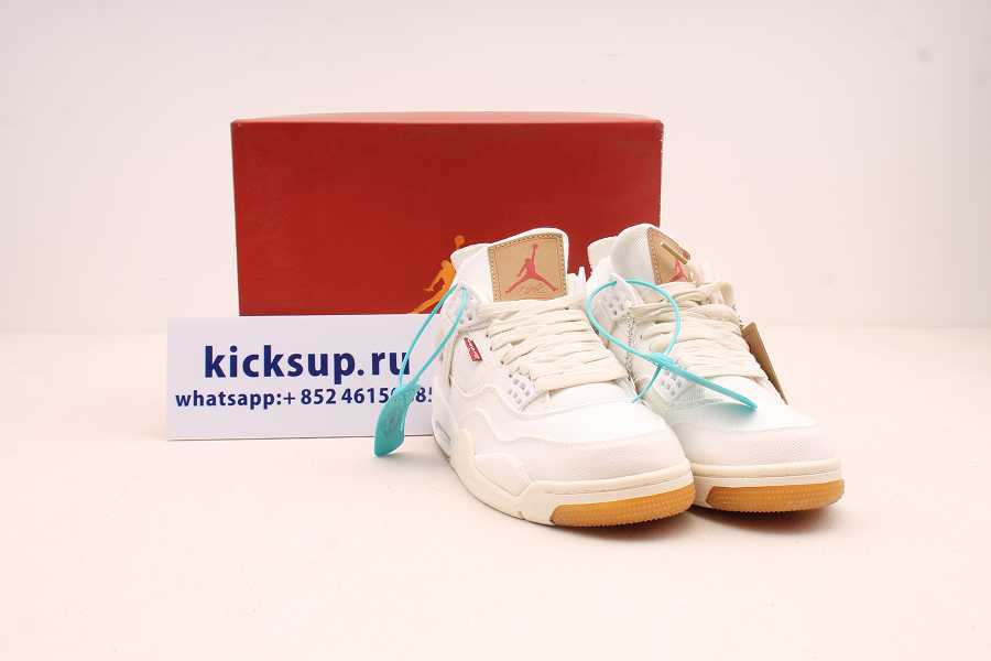 L*v*s x air jordan 4 white aq9103-100