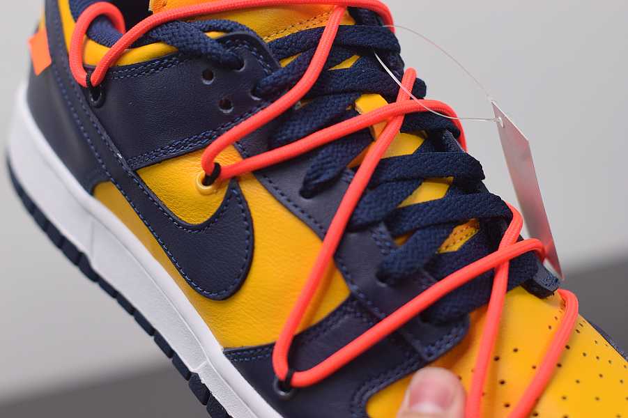 Nike Dunk Low Off-White University Gold Midnight Navy  CT0856700