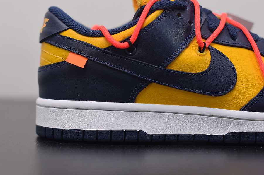 Nike Dunk Low Off-White University Gold Midnight Navy  CT0856700