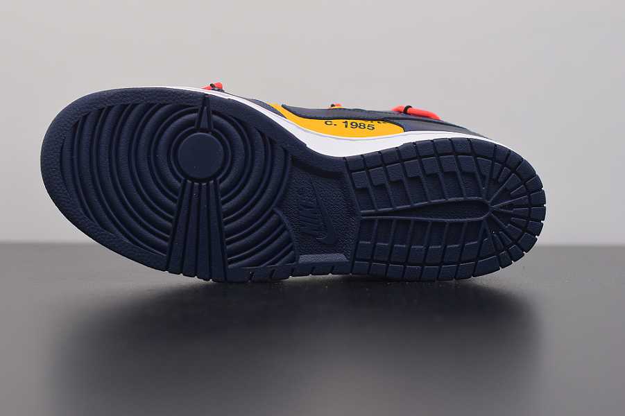 Nike Dunk Low Off-White University Gold Midnight Navy  CT0856700