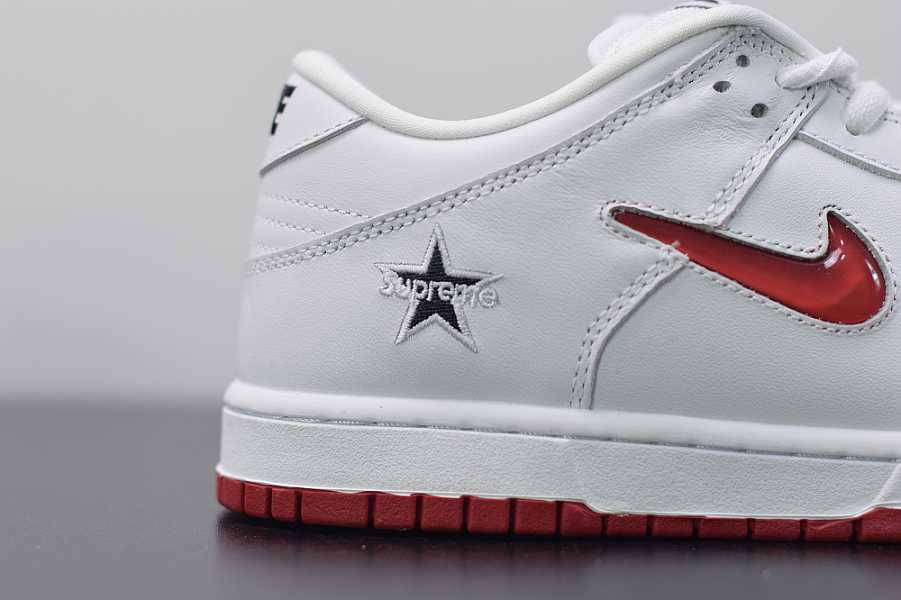 nike sb dunk low S*p*e jewel swoosh red ck3480600