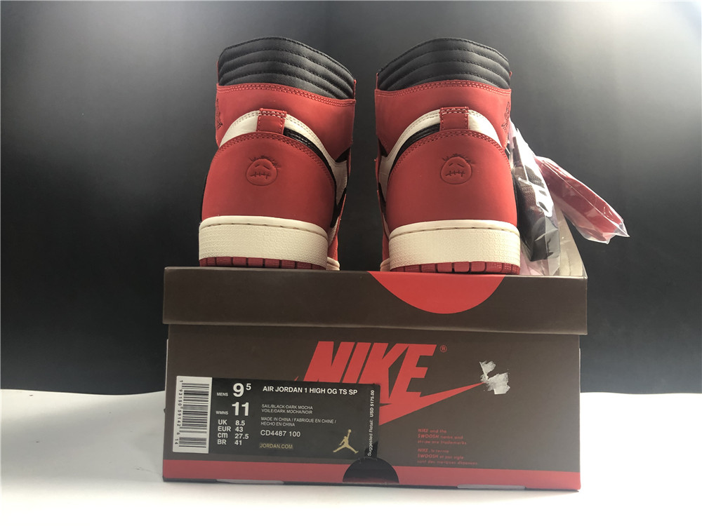 Jordan 1 Retro High Travis Scott Reverse university red CD4487-100