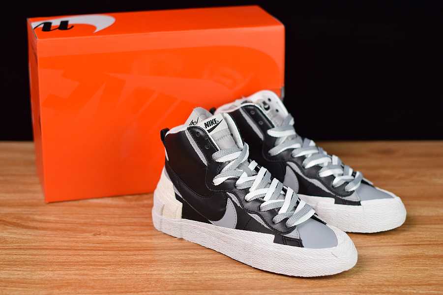 Nike Blazer Mid sacai Black Grey BV0072002