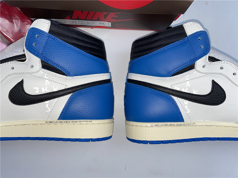 Air Jordan 1 Retro High OG SP Travis Scott Fragment Military Blue DH3227-105