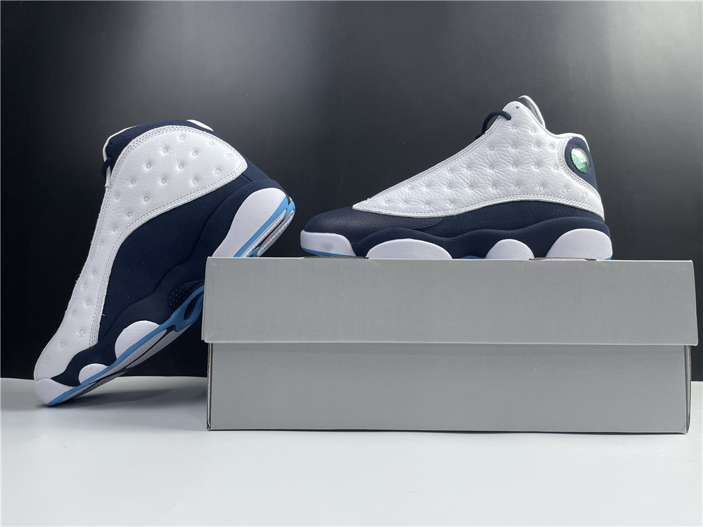 Jordan 13 Retro White Obsidian Powder Blue 414571-144