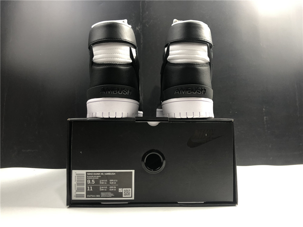 Nike Dunk High Ambush Black White　CU7544-001