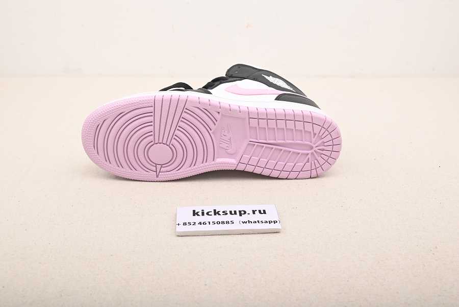 Jordan 1 Mid White Black Light Arctic Pink (GS)555112-103
