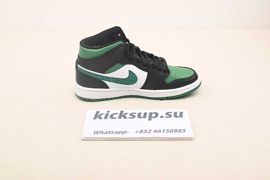 Nike Air Jordan 1 Mid Green Toe 554724-067